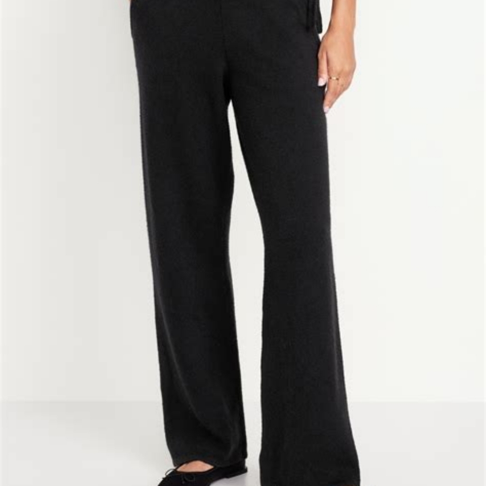 Old Navy Black Wide-Leg Women's Pants